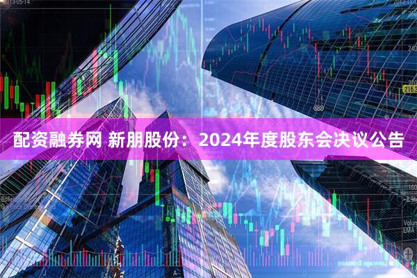 配资融券网 新朋股份：2024年度股东会决议公告