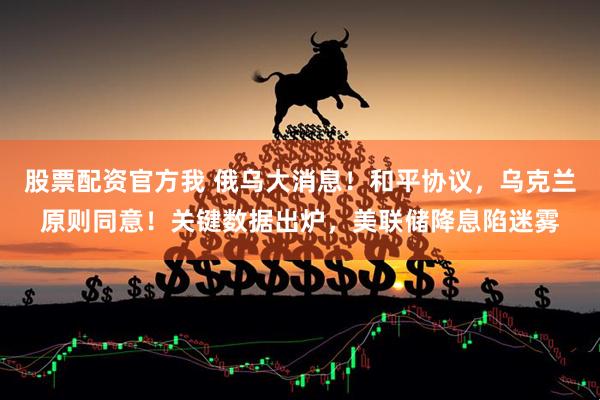 股票配资官方我 俄乌大消息！和平协议，乌克兰原则同意！关键数据出炉，美联储降息陷迷雾