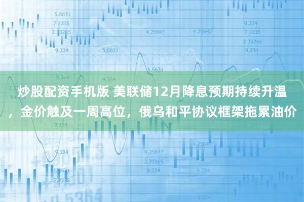 炒股配资手机版 美联储12月降息预期持续升温，金价触及一周高位，俄乌和平协议框架拖累油价